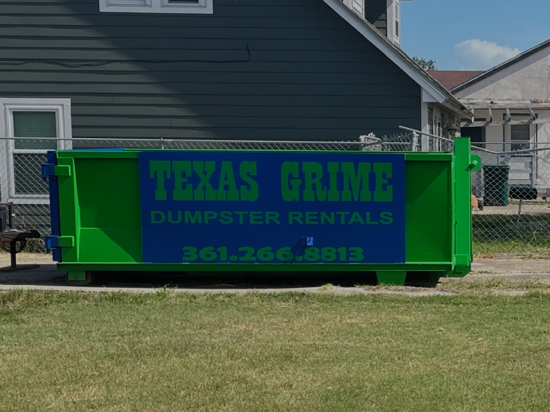 Texas Grime 15 Yard Dumpster 1