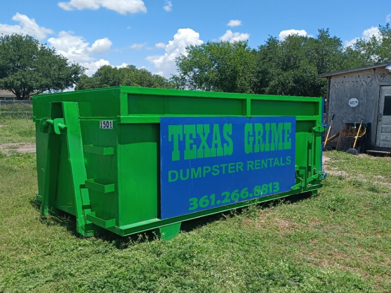 Texas Grime 15 Yard Dumpster